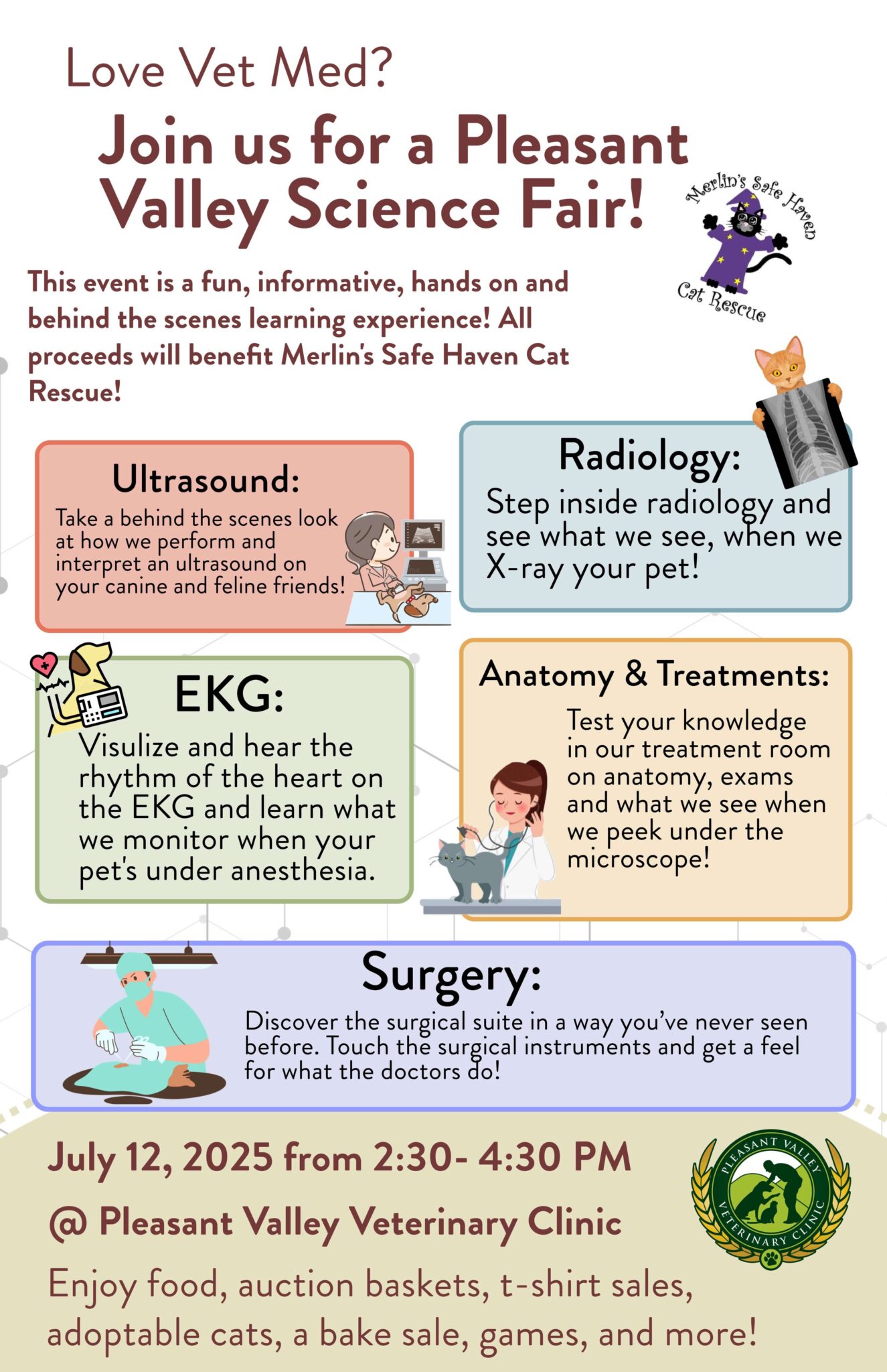Infographic with information about 2025 block party